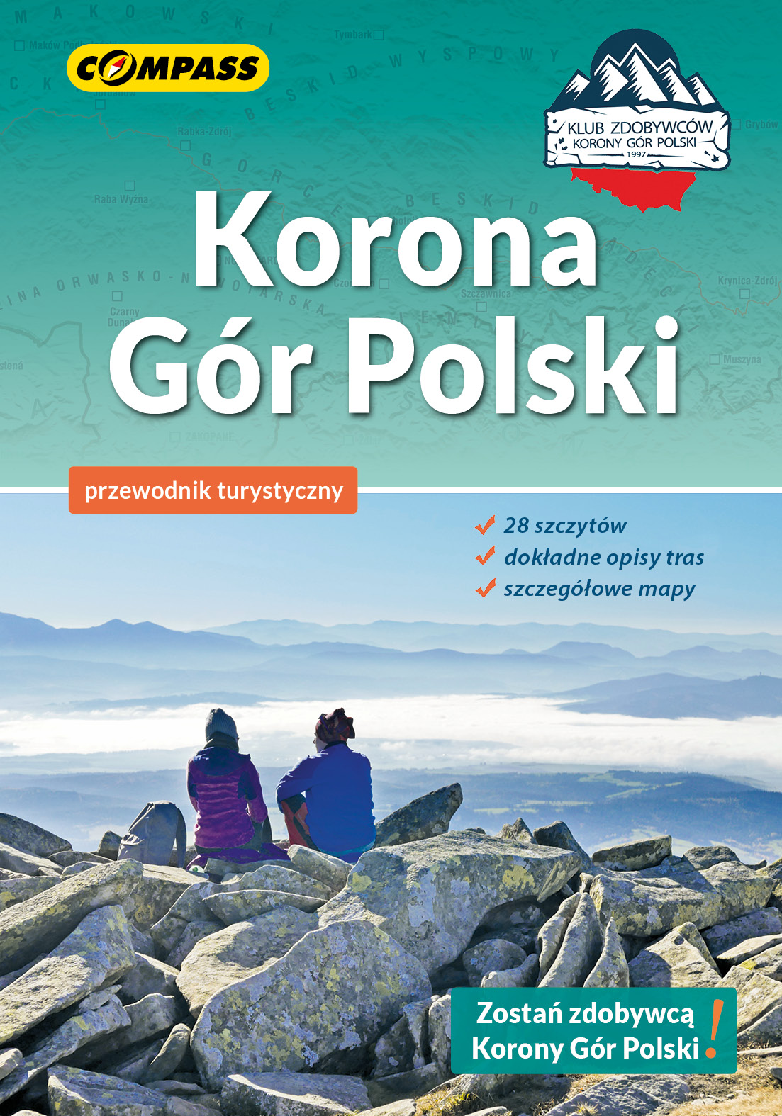 Okładka - Korona Gór Polski - przewodnik turystyczny 