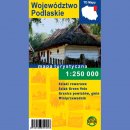 Okładka - Województwo Podlaskie. Mapa turystyczna, skala 1:250 000 